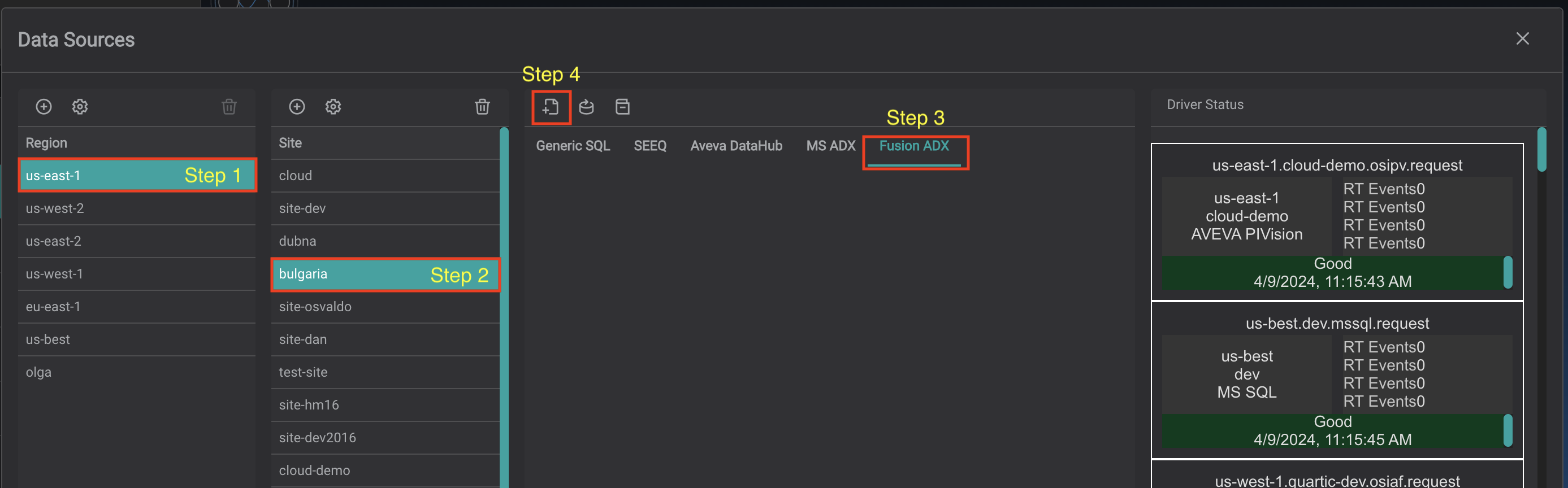 fusionadx add_connection