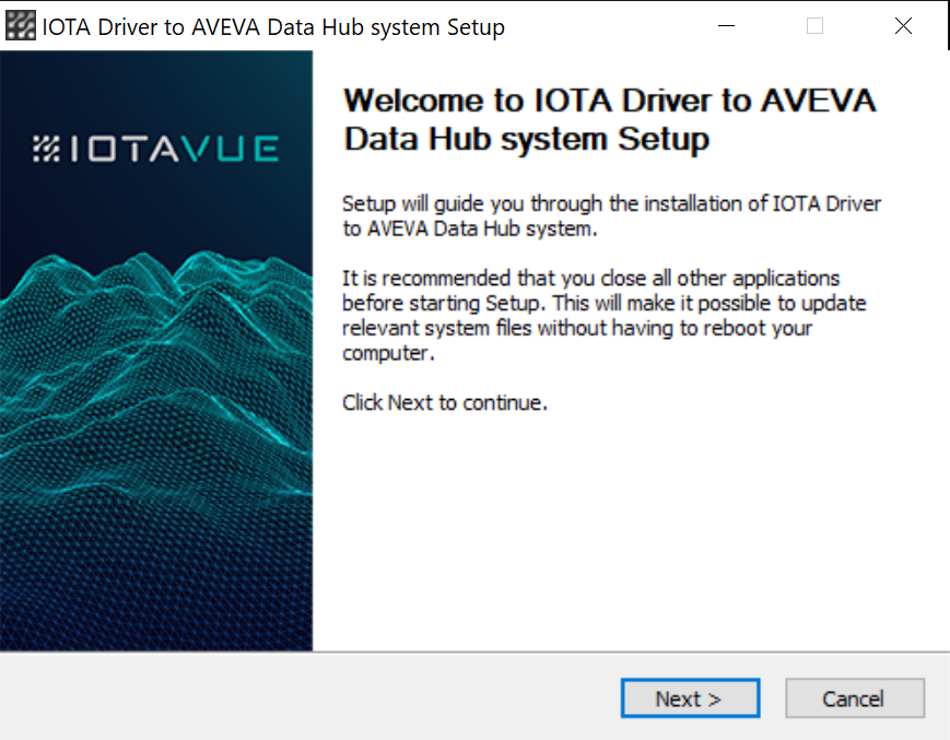 Installer Welcome Screen