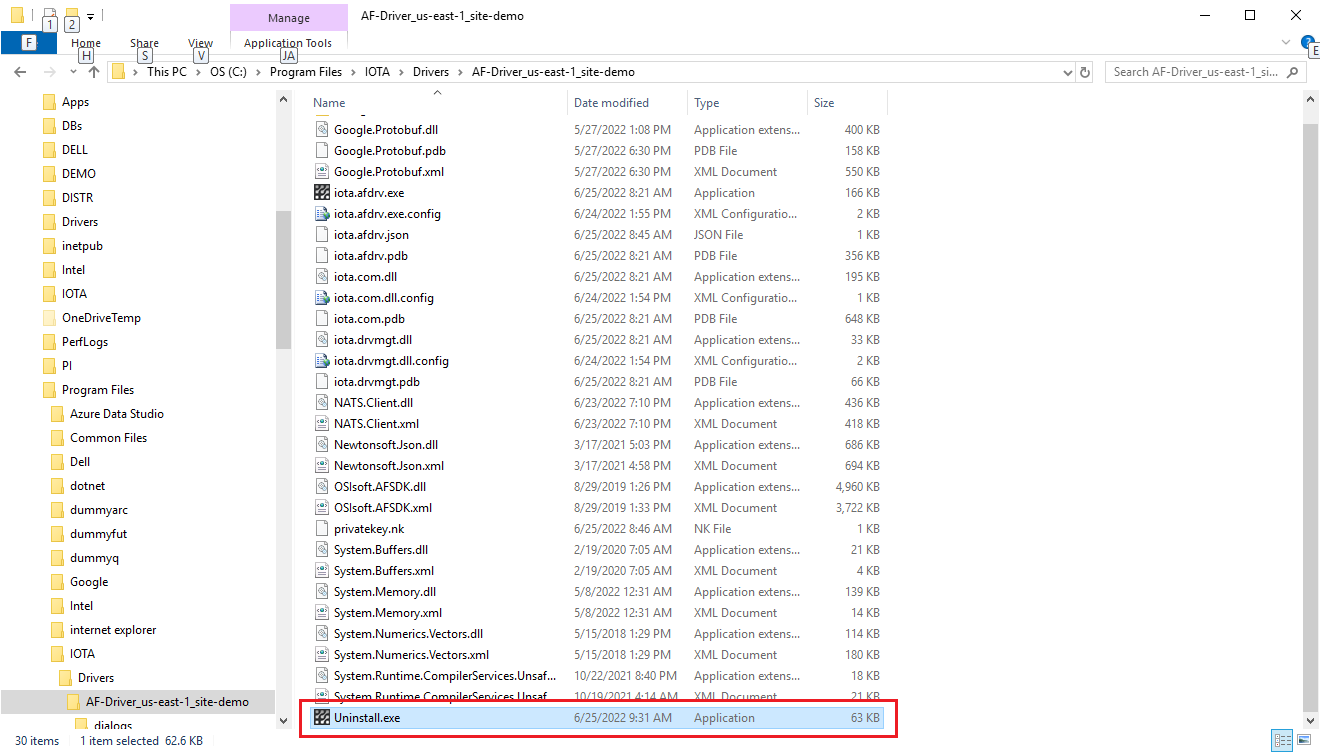 uninstall apps