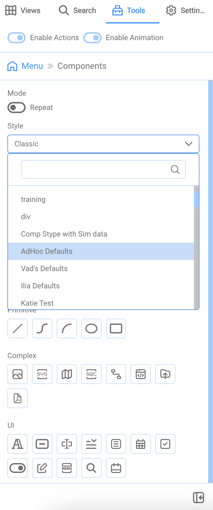 Apply Component Style