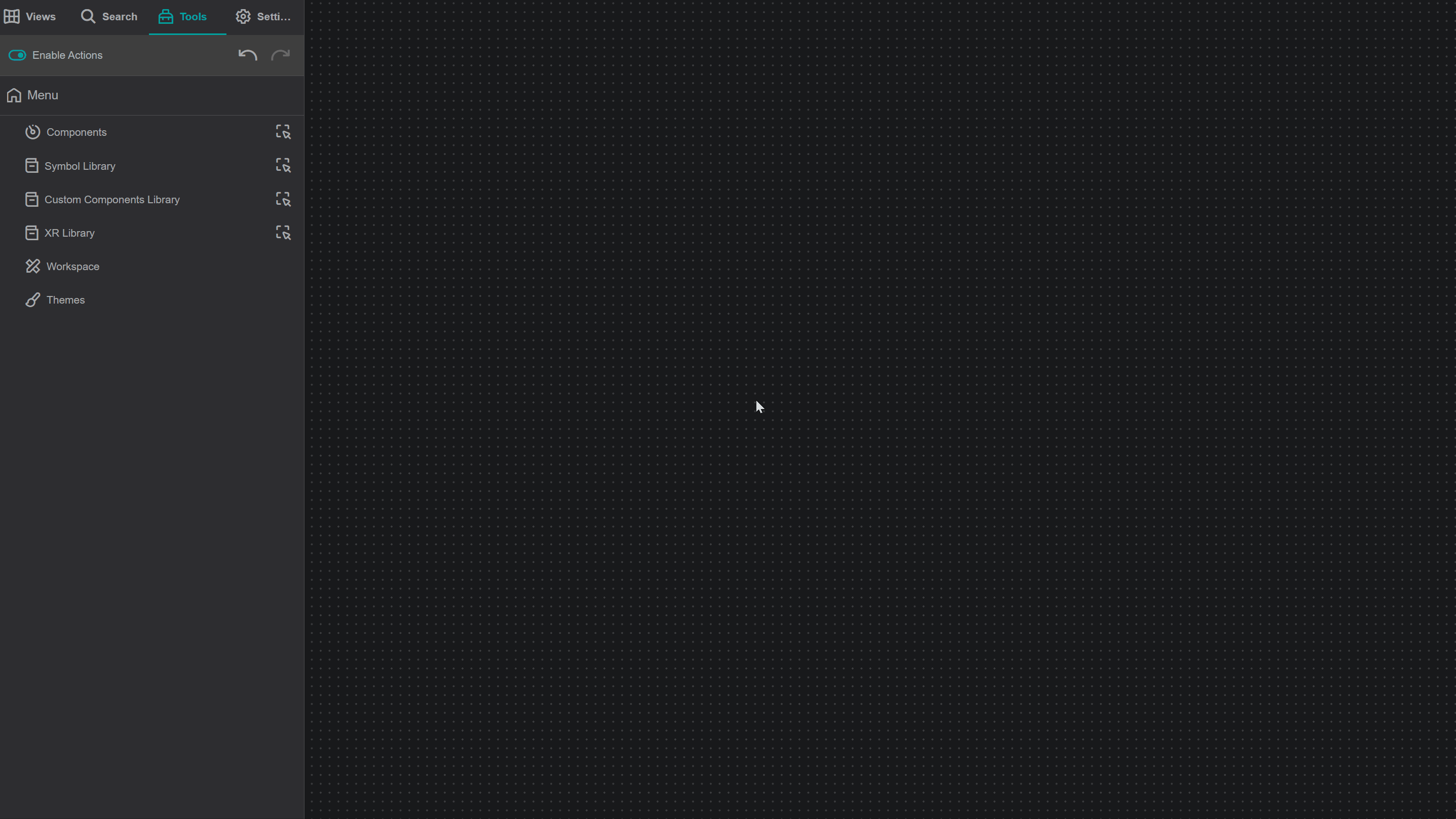 drop data onto the bar