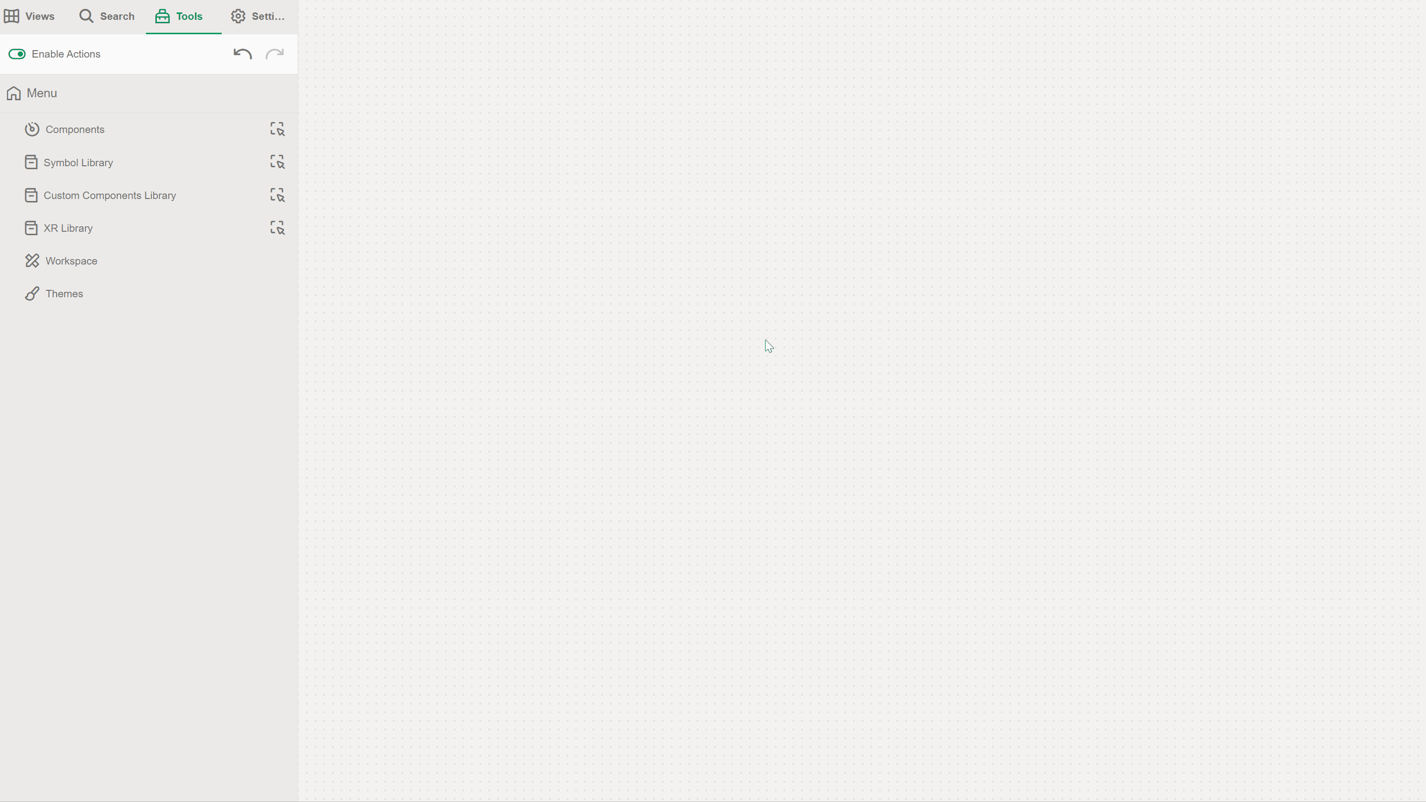 drop data onto the bar