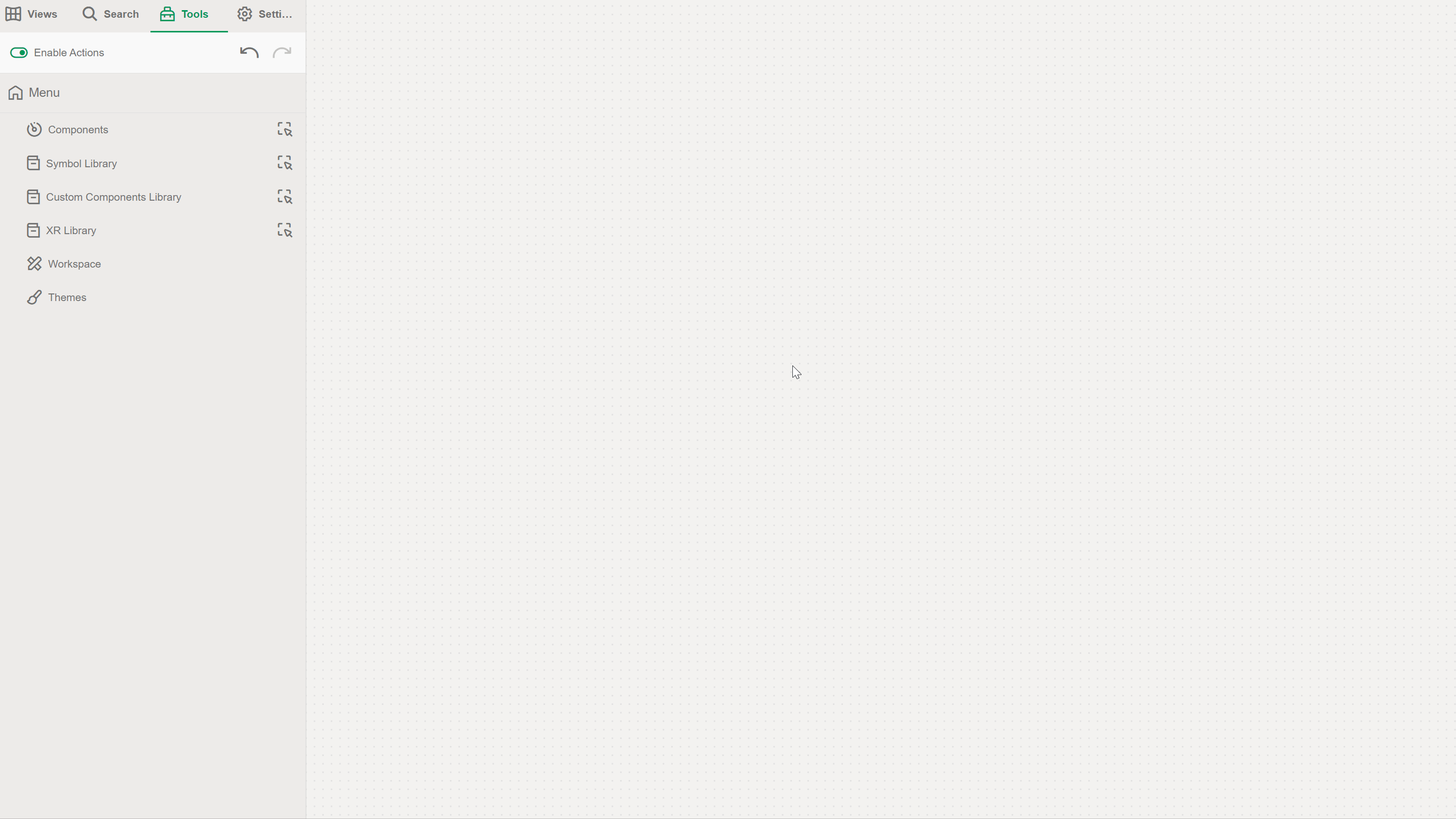 drop data onto the bar