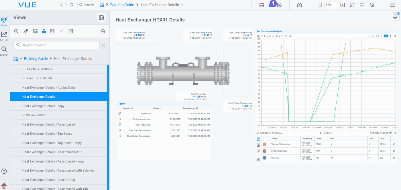 Unlocking a display: viewer mode β editor mode β Tools panel open showing the Components toolbox