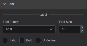 Button Controls: Font