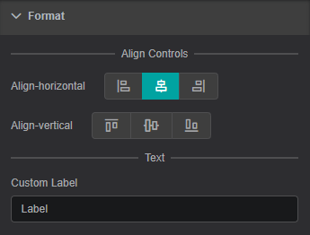 Label Component: Format