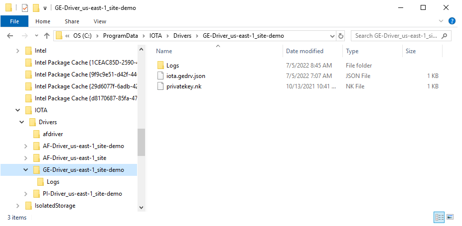 Configuration and Log Location