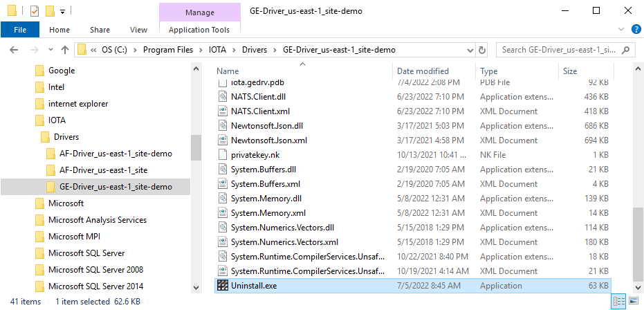 uninstall apps