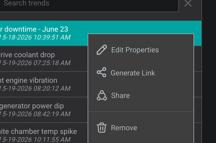 Generate link from the right-click menu
