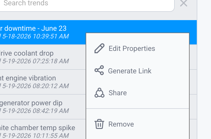 Generate link from the right-click menu