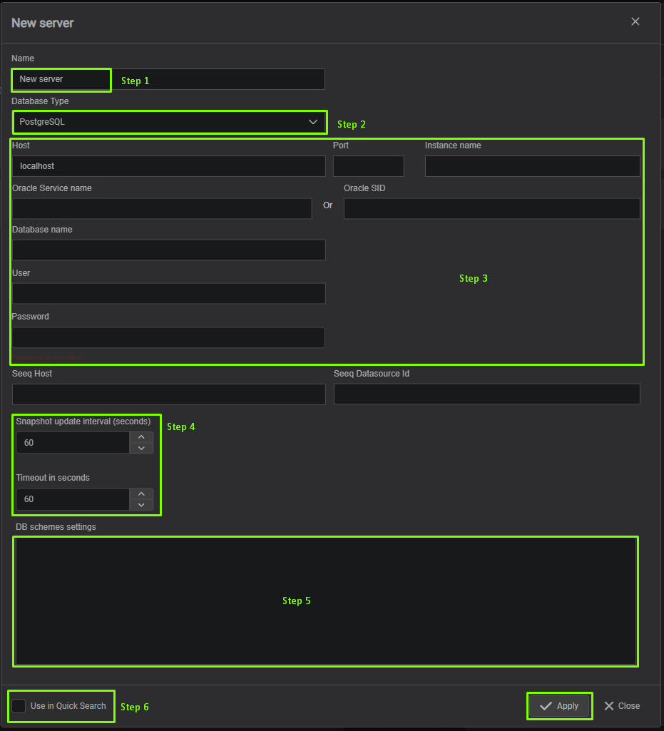 generic_sql instance
