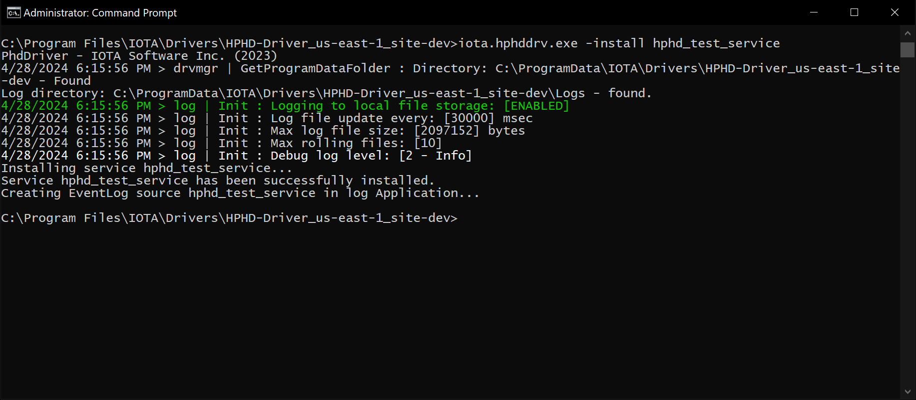 manual service cmd