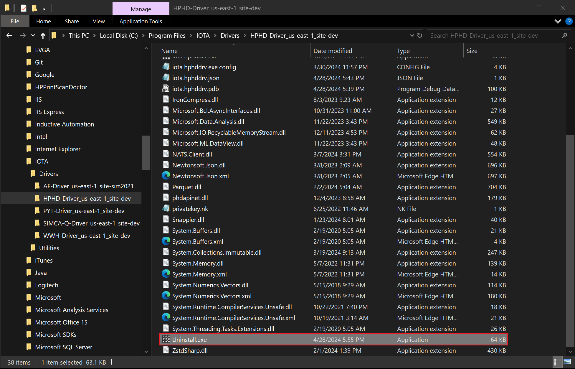 uninstall apps
