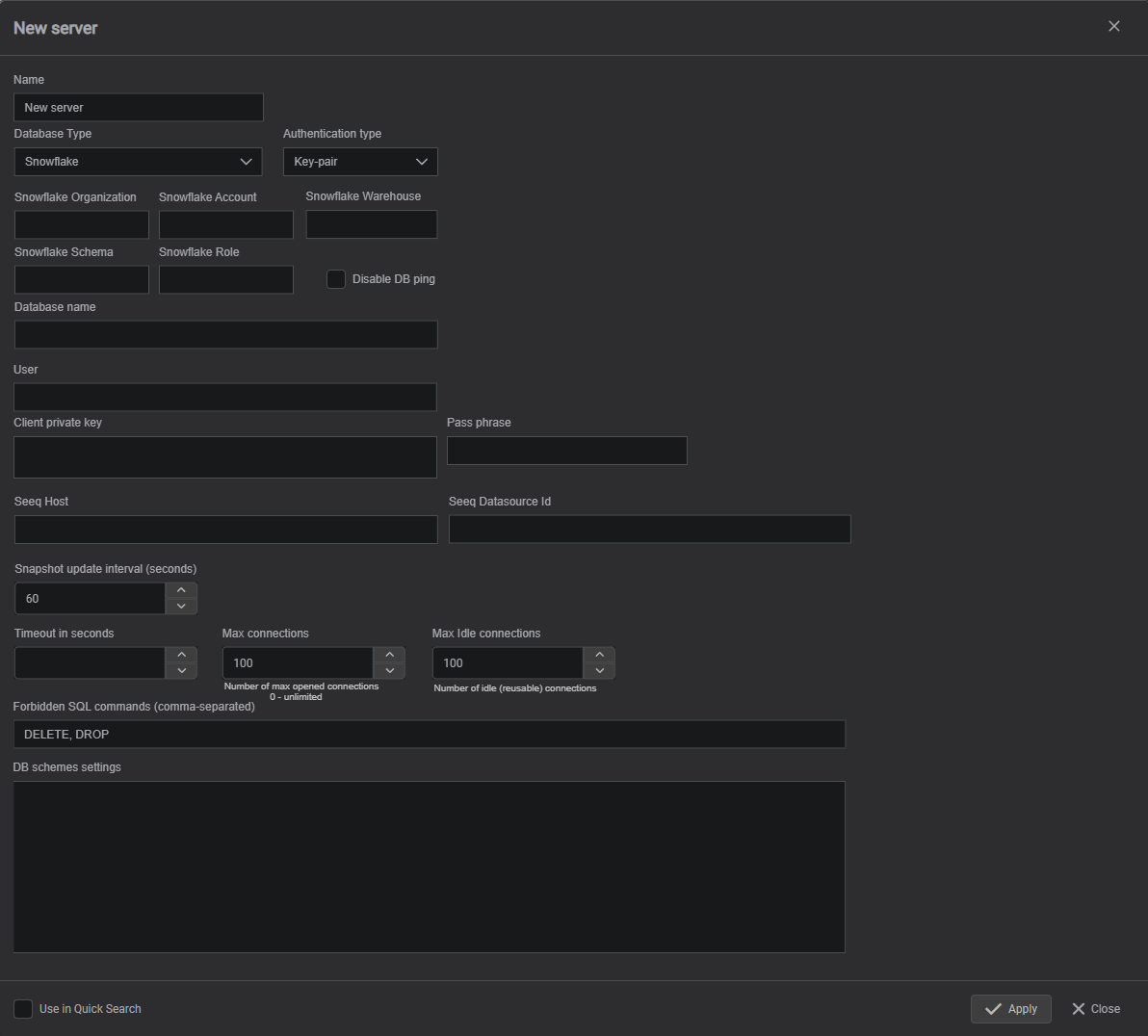 key-pair authentication