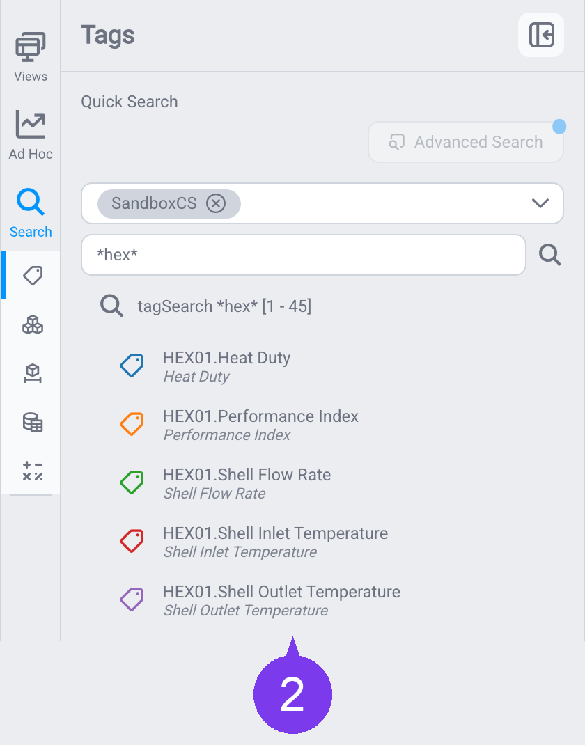Search panel