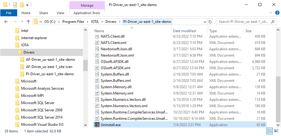 uninstall apps