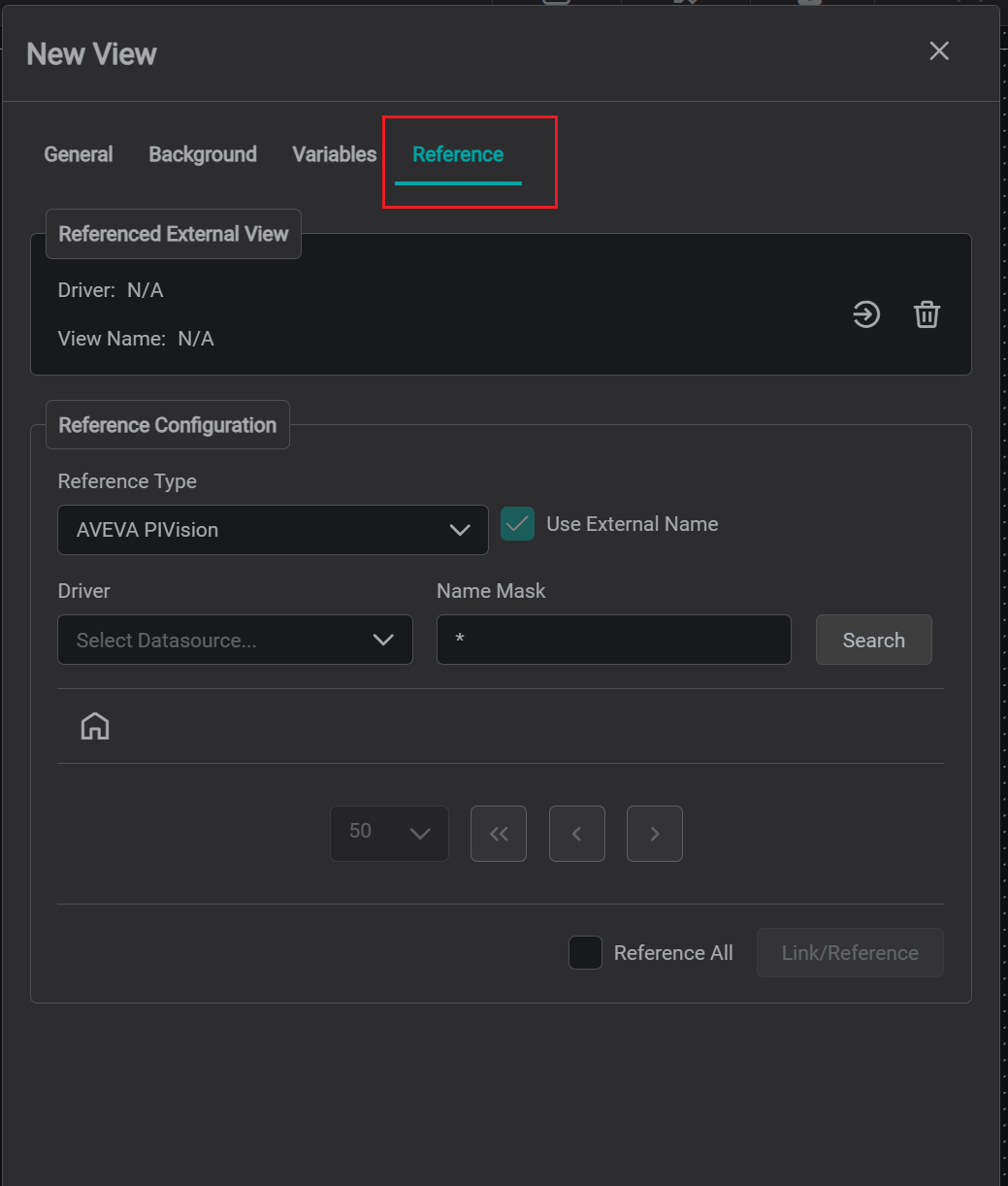 reference tab