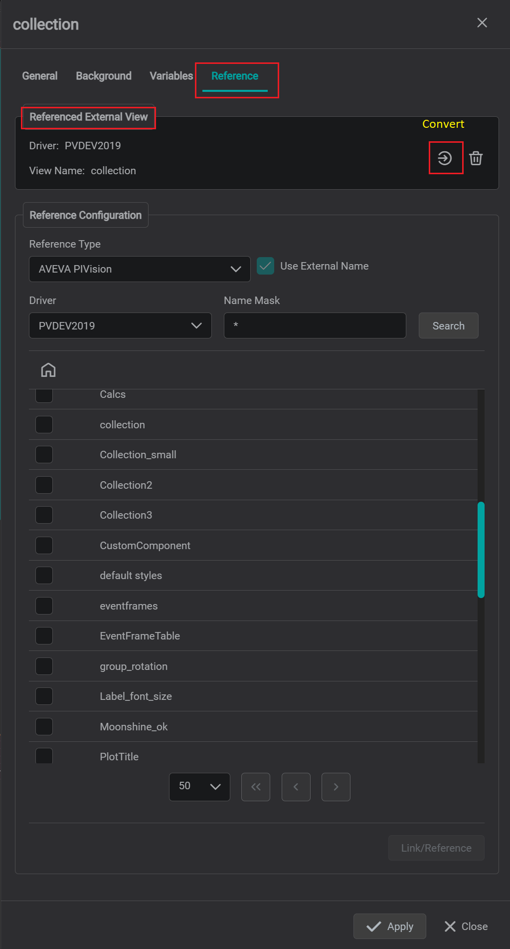 convert pi vision display to native iota view