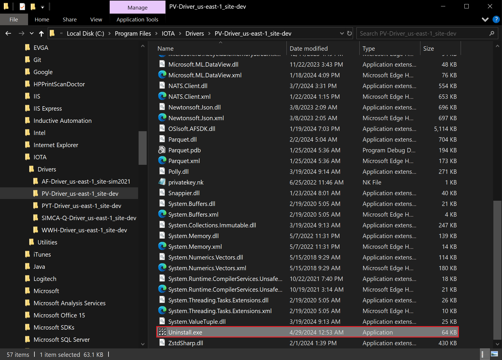 uninstall apps