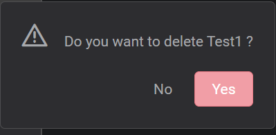 delete calculation confirmation