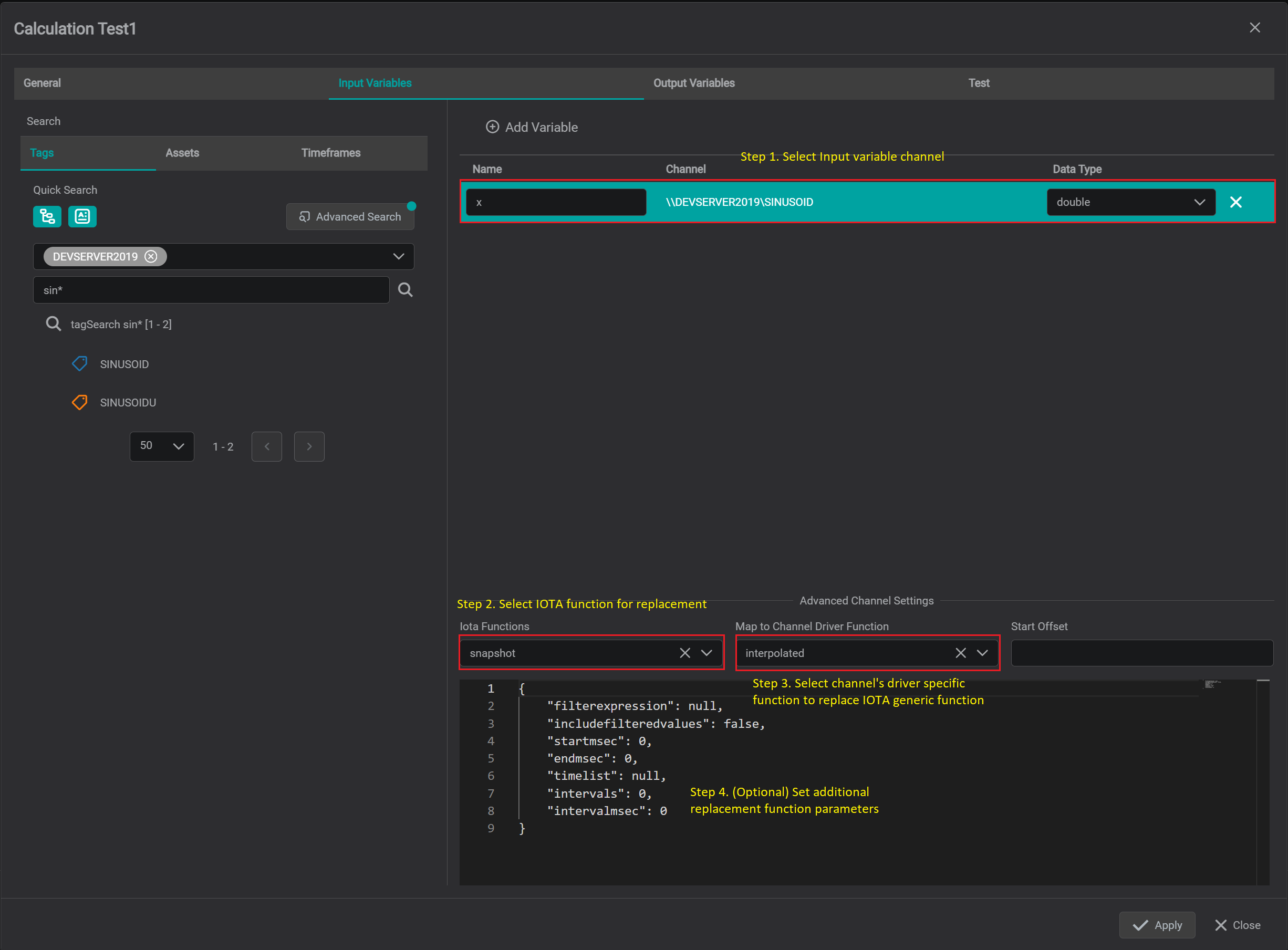 iota function override