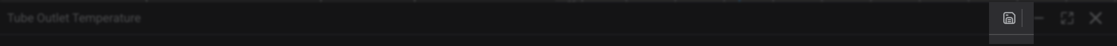 Save button in the ad hoc trend window