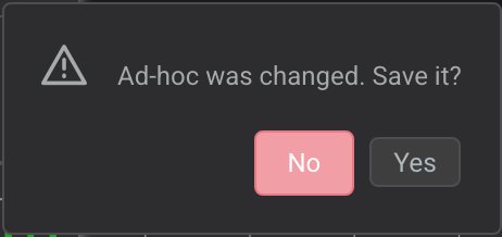 Prompt to save changes when closing a modified trend