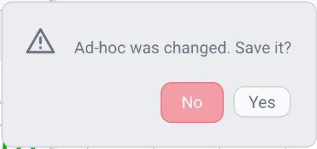 Prompt to save changes when closing a modified trend