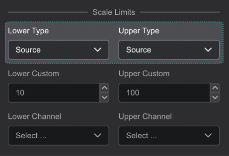 Scale Limits: Source (default)