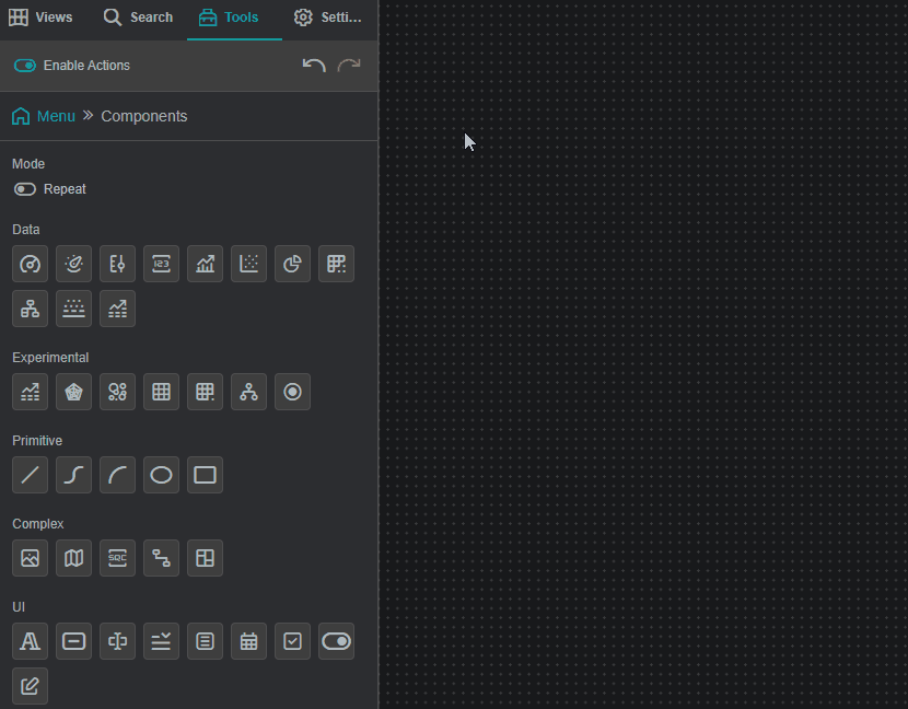 Select Controls: Drag and Drop