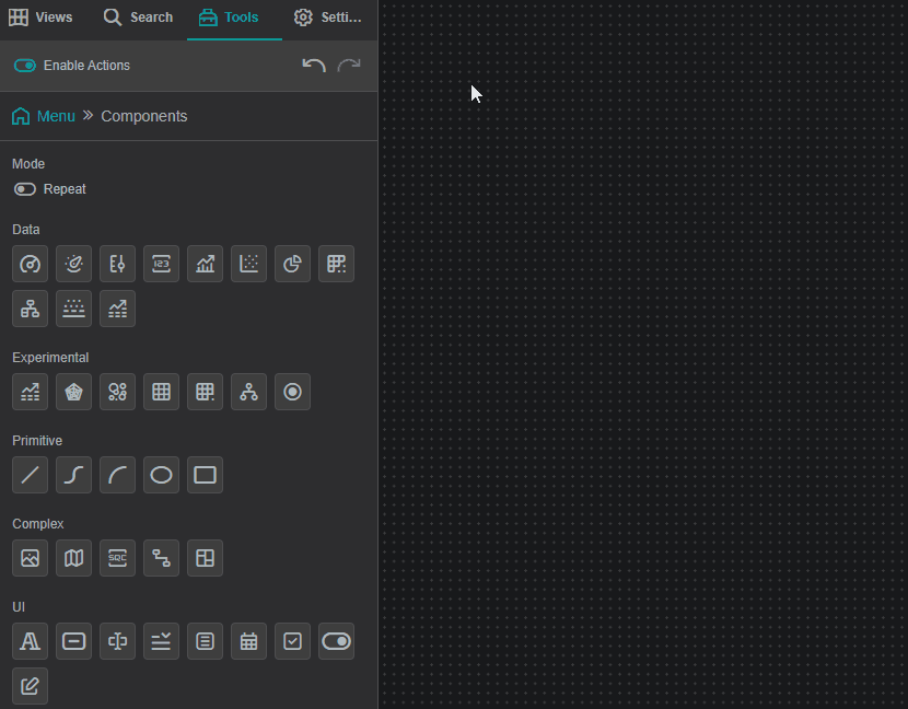 Select Controls: Select and Create