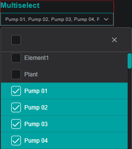 Select Controls: Selected Item