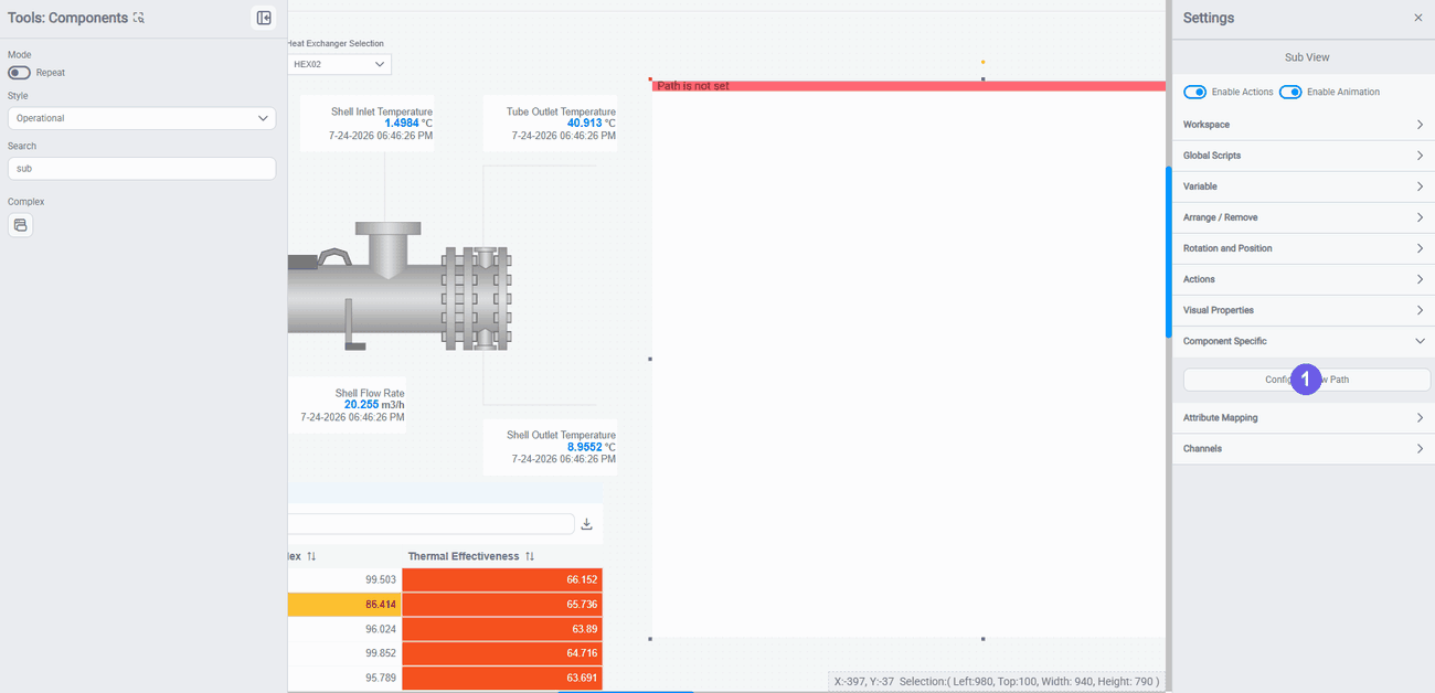 Configuring a SubView's view path