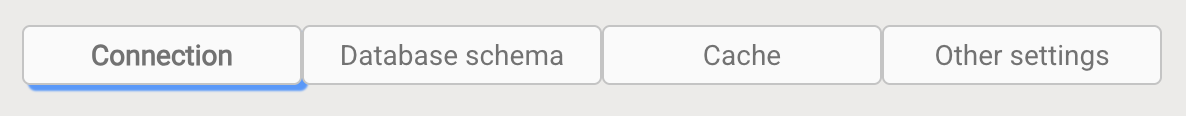 Connection Tab