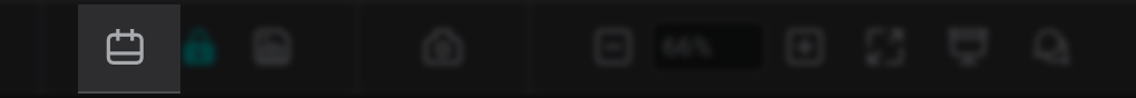 The time control in the top menu bar
