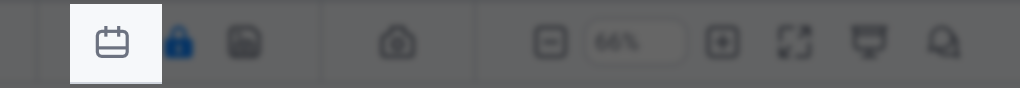 The time control in the top menu bar