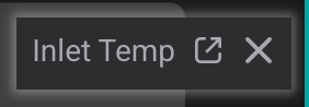 A minimized ad hoc trend collapsed to a tab in the top-right corner