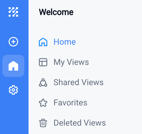 Welcome Area Navigation Menu