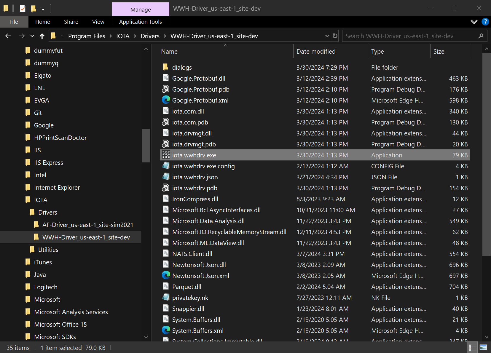 wwhdriver program files