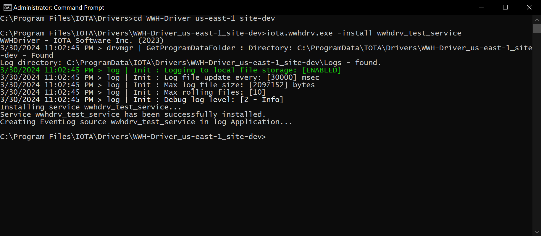 manual service cmd